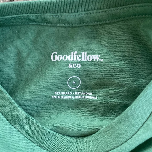 Goodfellow "Plant It" Green Short Sleeve Shirt - Medium - Picture 3 of 6